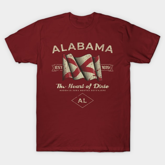 Alabama 1819 T-Shirt by JCD666